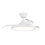 Ventilador de techo color blanco de palas retractiles BOMBAY ESTILO S - SULION 2199344