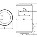 Termo eléctrico vertical 150 litros - Cabel 971188