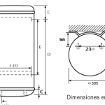 Termo eléctrico vertical 80 litros - Cabel 951152