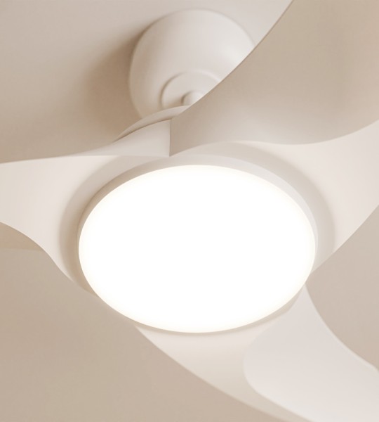 Ventilador de techo DIEHL M color blanco con luz - SULION 2199382