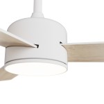 Ventilador de techo BALOO EVO S color blanco y palas reversibles - SULION 2193229